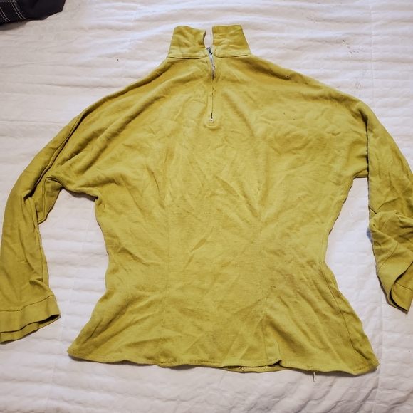 Kerrybrooke vintage darted cotton mock neck Dorman top 1930 1940 1960 - Picture 3 of 6